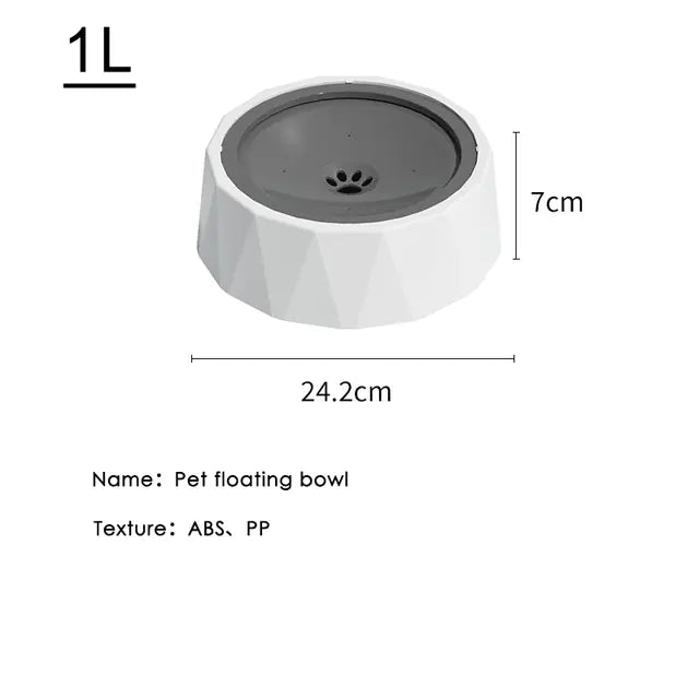 Spill-Proof Floating Water Bowl