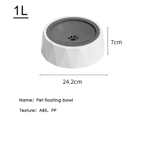 Spill-Proof Floating Water Bowl