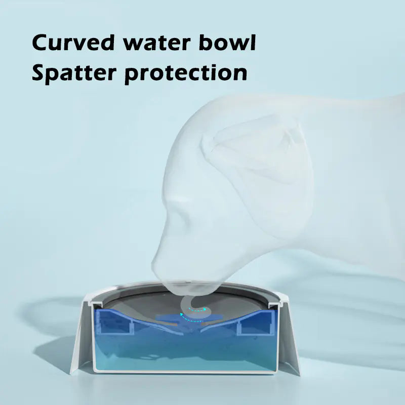 Spill-Proof Floating Water Bowl