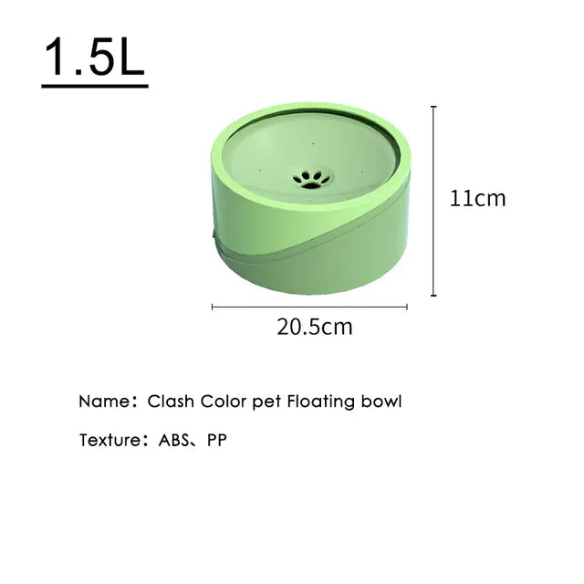 Spill-Proof Floating Water Bowl