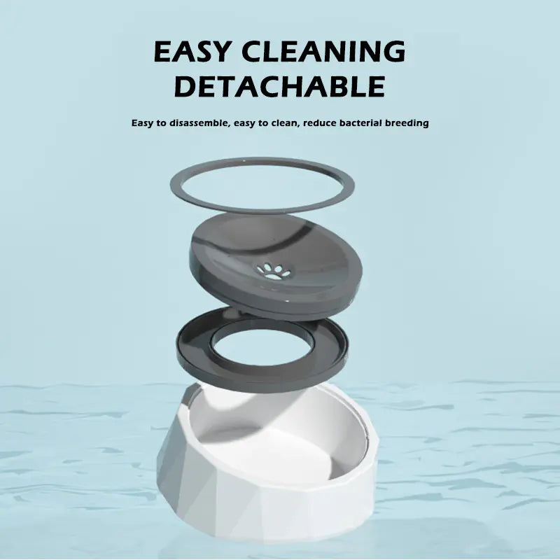 Spill-Proof Floating Water Bowl
